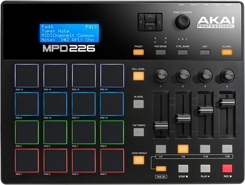 AKAI MPD226 MIDIパッド Amazon.co.jp: Akai Professional USB MIDIコントローラー 16